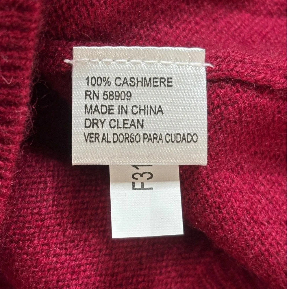 Alex Marie Womens Cashmere‎ Turtleneck Sweater M Luxury Old Money Minimalist